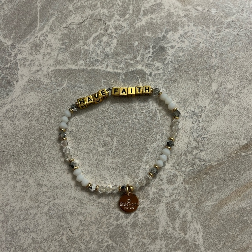 Have Faith bracelet little words project